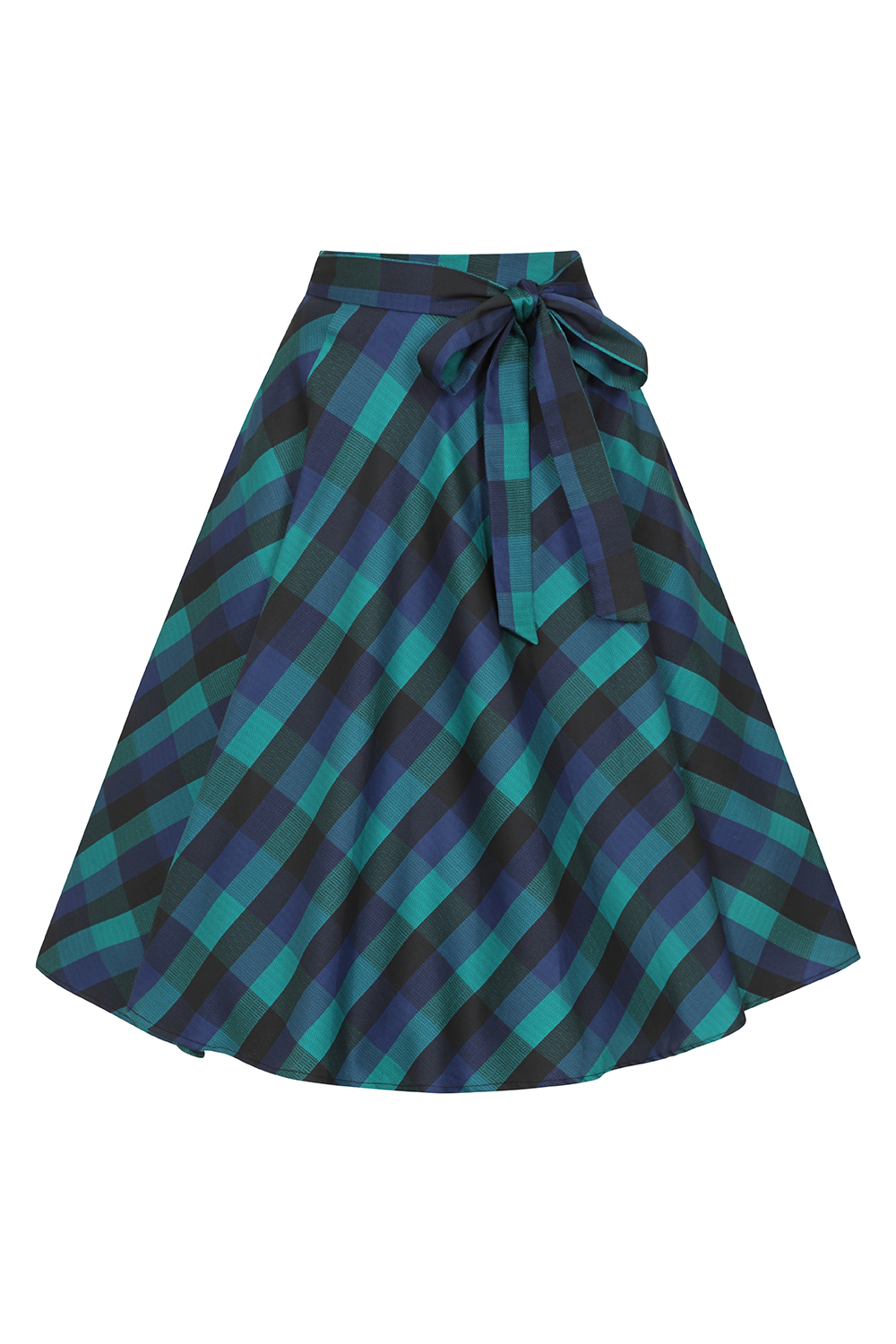 Louisa Check Swing Skirt